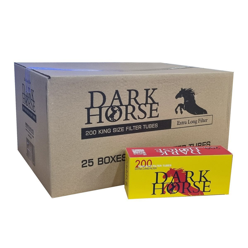 Гильзы для сигарет "Dark Horse" Extra Long Filter 5000шт (25х200шт)