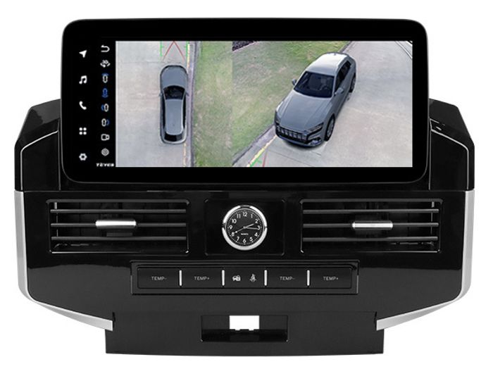 Магнитола для Toyota Land Cruiser 200 2012-2015 (климат на ШГУ) - Teyes LUX ONE 360 монитор 12.3", Android 10, Быстрая, CarPlay, 4G SIM-слот, 4 камеры в комплекте