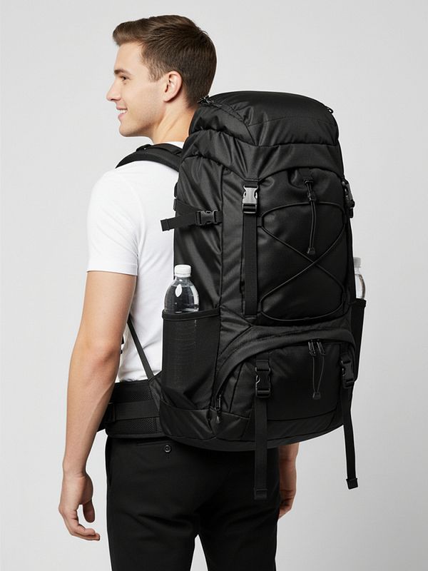 Оксфорд 200D PU1000 78 г/м², 150 см / 5 метров, ОКС.TBY200D.S580.5, S580 черный