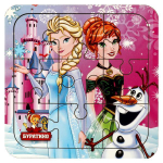Пазл "Frozen" 10*10см. терм.пакет FROZ-01 (Буратино)