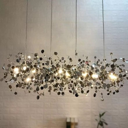 Pendant design lamp Argent by Terzani (Silver)