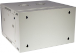 Шкаф настенный 19", 18U TWT TWT-CBW3G-18U-6x6-GY