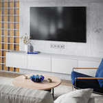 Накладка для розетки TV+RJ45 кат. 6, (серый) Voltum S70 VLS002716