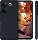 Мягкий Soft Touch чехол из силикона для TECNO CAMON 20 PRO 5G (не 4G!) с бархатной подкладкой