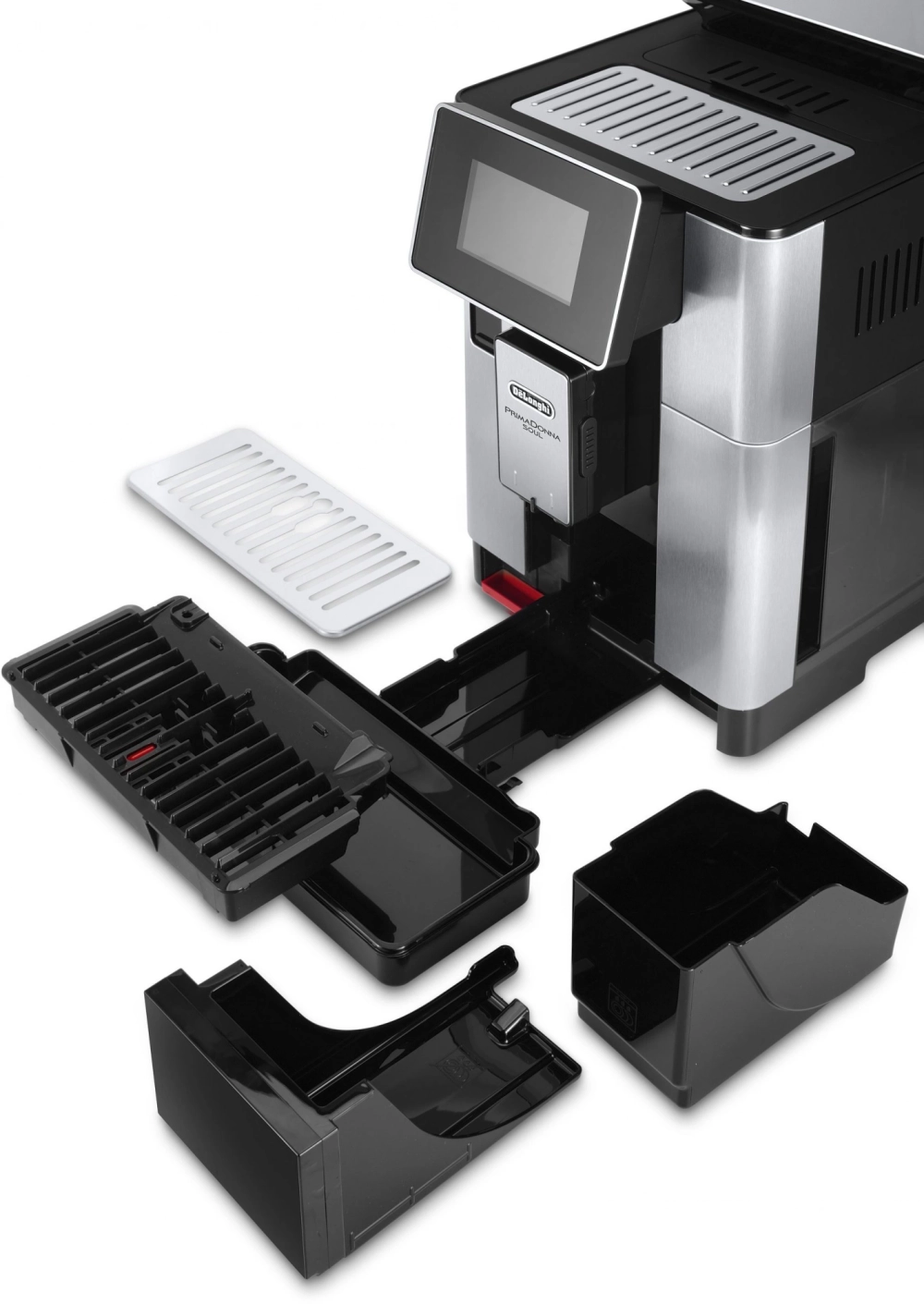 Кофемашина Delonghi Primadonna Soul ECAM610.75.MB 1450Вт черный/серебристый
