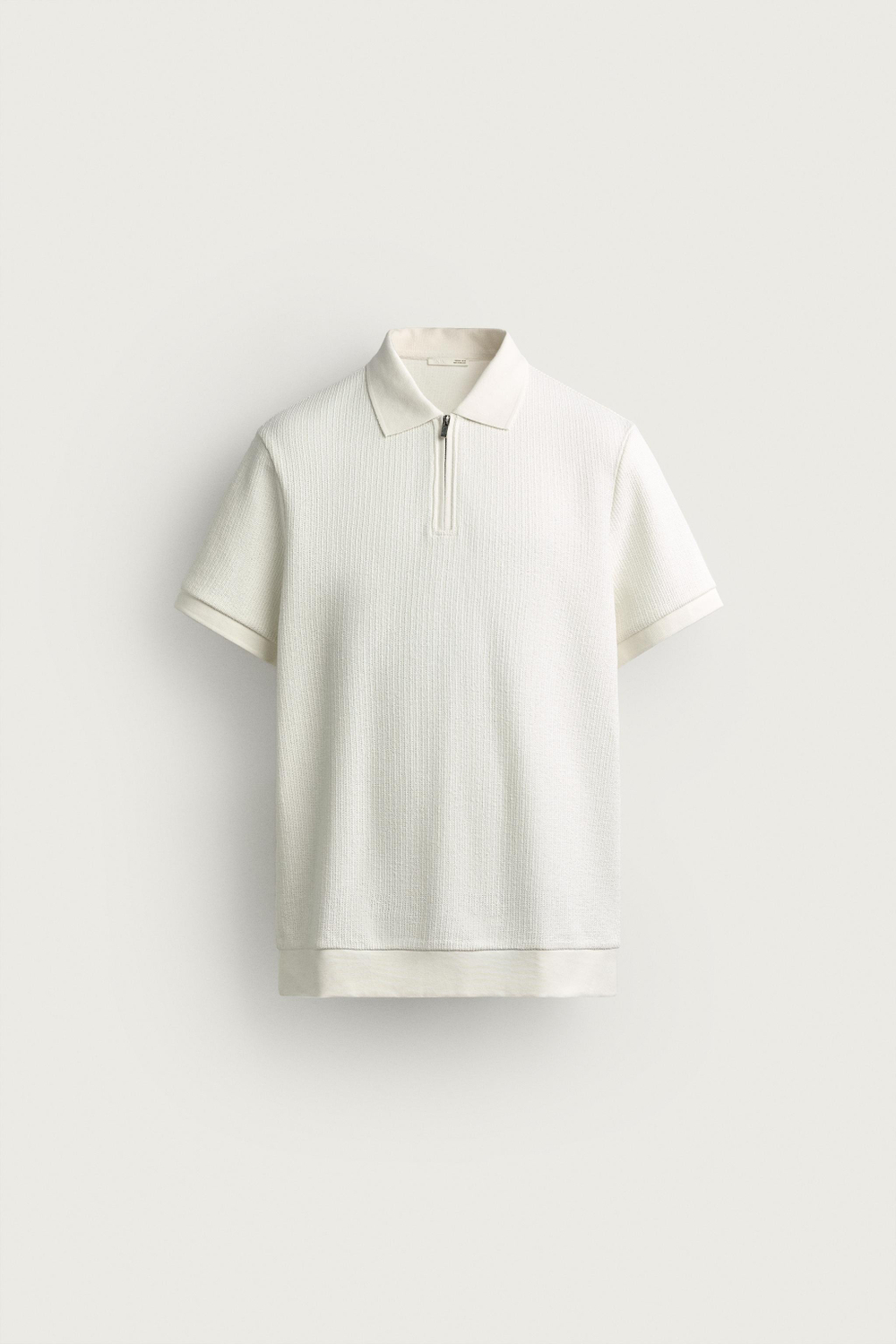 ПОЛО REGULAR FIT С МОЛНИЕЙ — ZARA