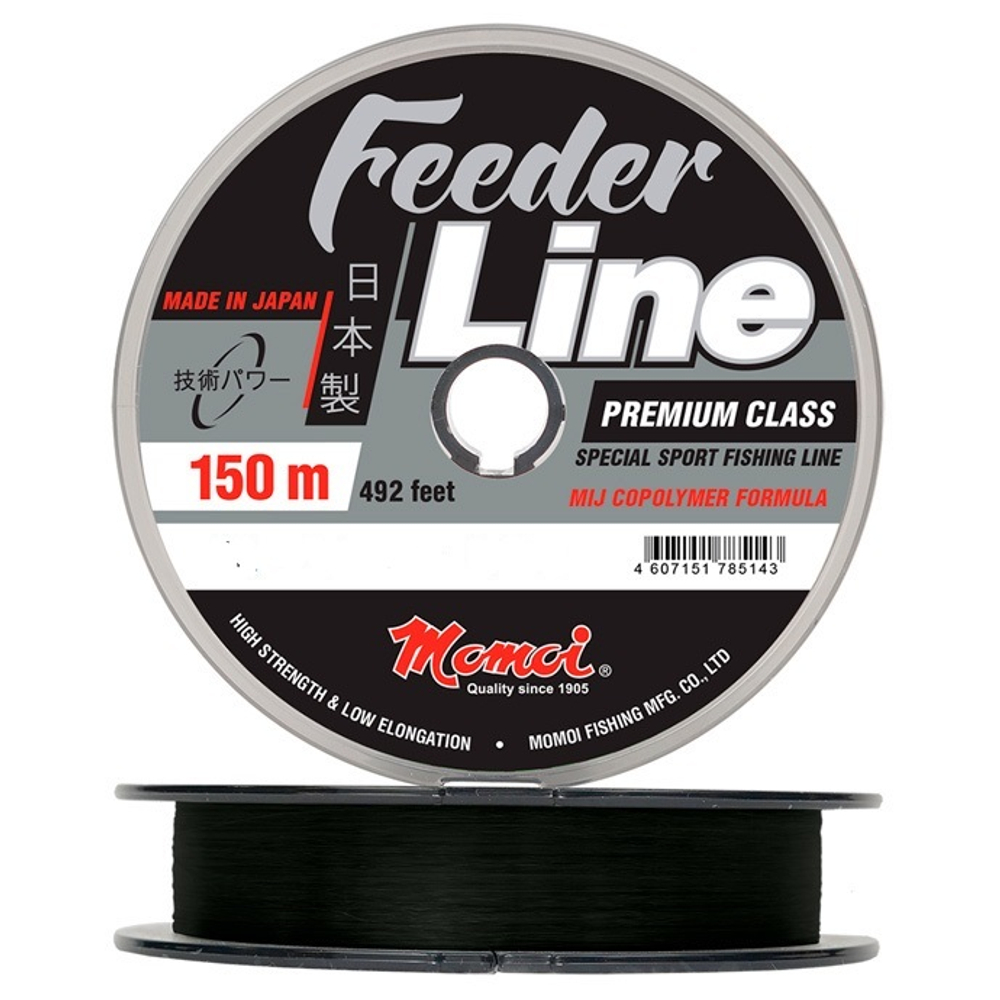 Леска Feeder Line 0,17 мм., 3,5 кг, 150 м, черная