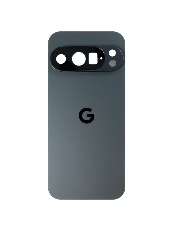 Задняя крышка для Google Pixel 10 Pro черная (Obsidian) со стеклом камеры