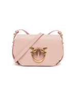 кожаная сумка через плечо love click exagon mini vitello Pinko - пудро-розовый(100075 A0F1)