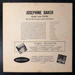 Josephine Baker Mit Jo Duval Und Seinem Orchester ‎– Josephine Baker Singt Von Liebe (Германия)