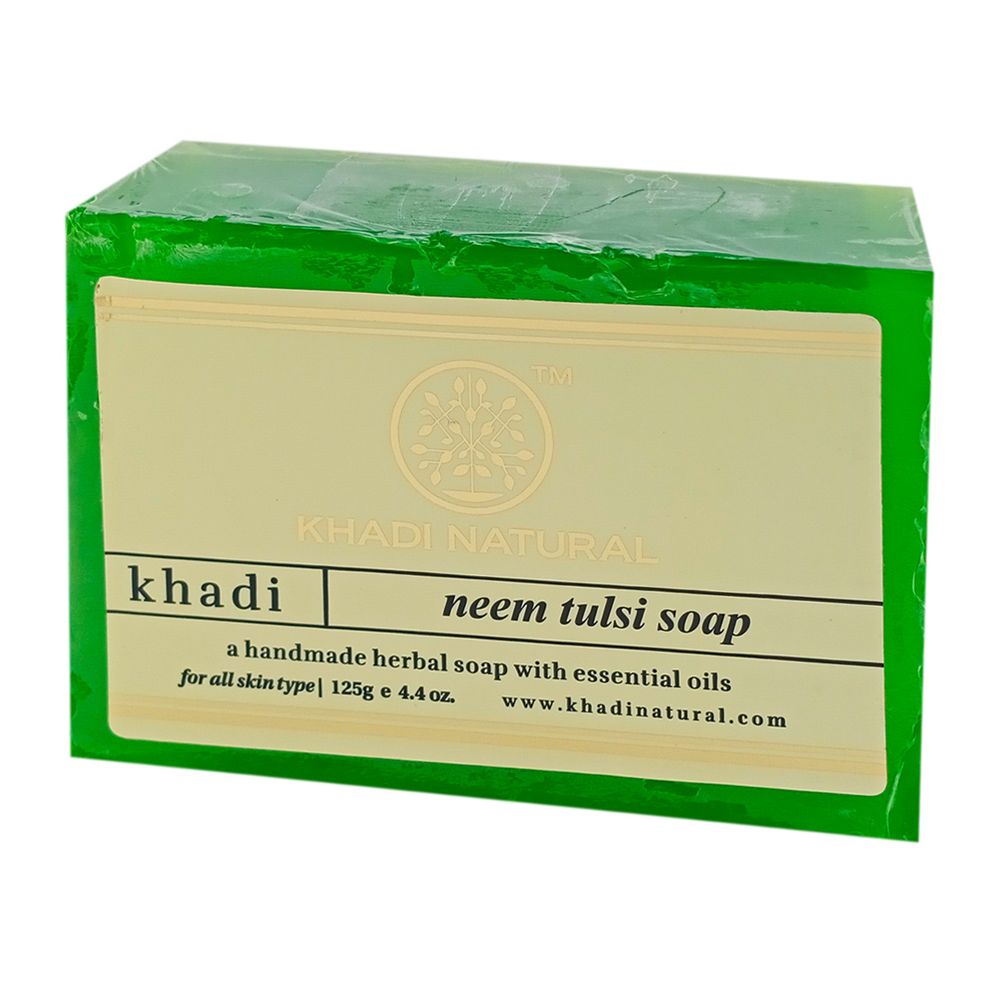 Khadi Natural мыло кусковое Neem-tulsi soap 125 гр