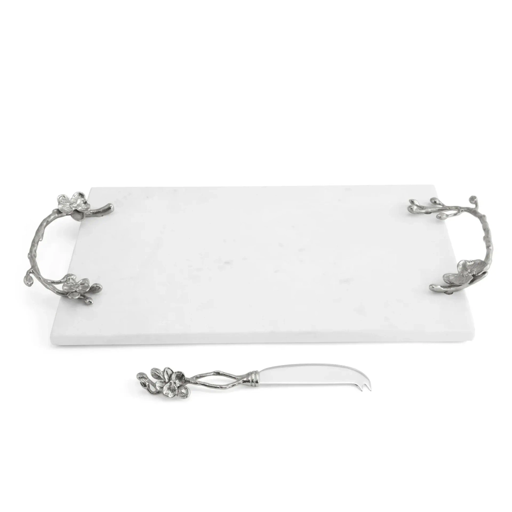 Сервировочный сырный набор White Orchid (45.7 x 25.4 см)