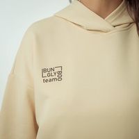Худи оверсайз "Вb team" Тофу женское