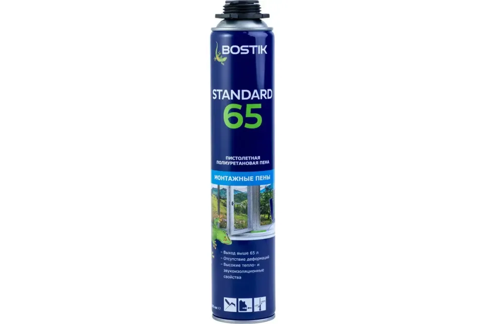 Пена профессиональная Bostik Standard 65 800 мл выход 65 л
