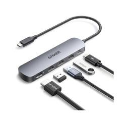 Концентратор Anker USB-C (5-in-1, 4K HDMI) (A8357HA0) Серый