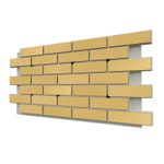 Клинкерная фасадная термопанель ЭППС Cerrad Piaskowa gladka 1150x540