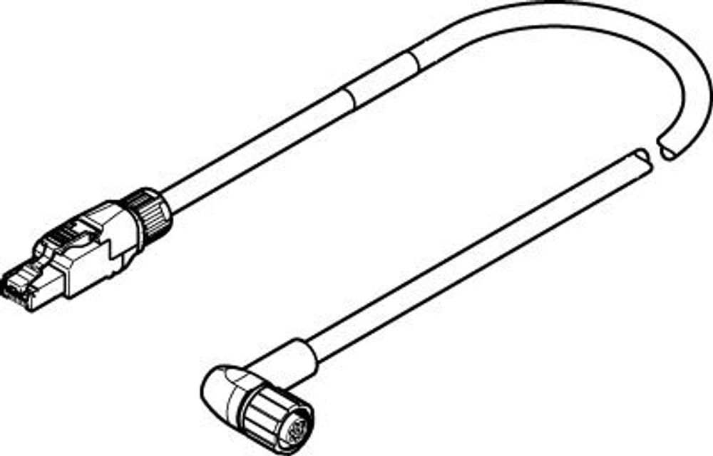 NEBM-M12W8-E-5-N-R3G8 Кабель кодирующего устройства