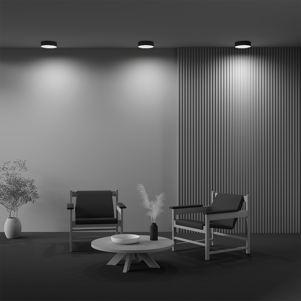 Потолочный светодиодный светильник Maytoni Zon C032CL-24W3K-RD-B