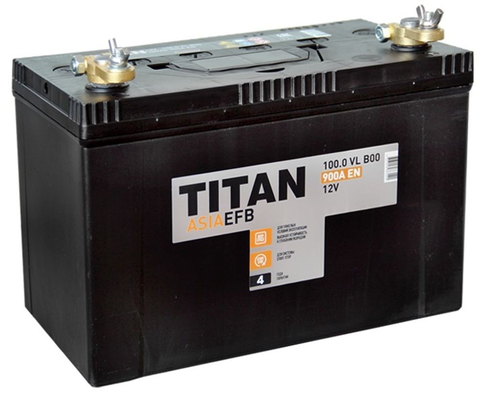 TITAN Asia EFB 6СТ-100 аккумулятор TITAN Asia EFB 6СТ-100 аккумулятор