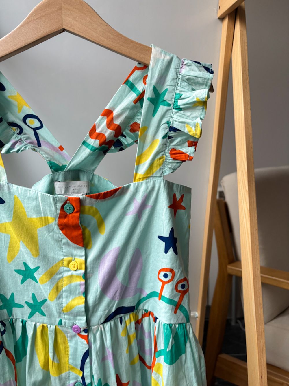 Хлопковое платье Stella McCartney , 128