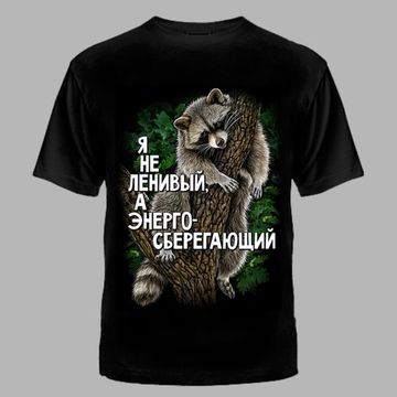 ФУТБОЛКА Я НЕ ЛЕНИВЫЙ