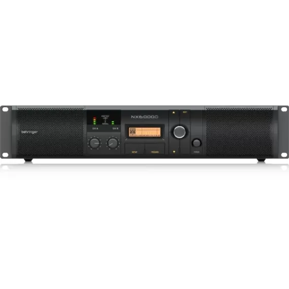 Behringer NX6000D - усилитель мощности 2 х 3000 Вт при 4 Ом; 2 х 1600 Вт при 8 Ом