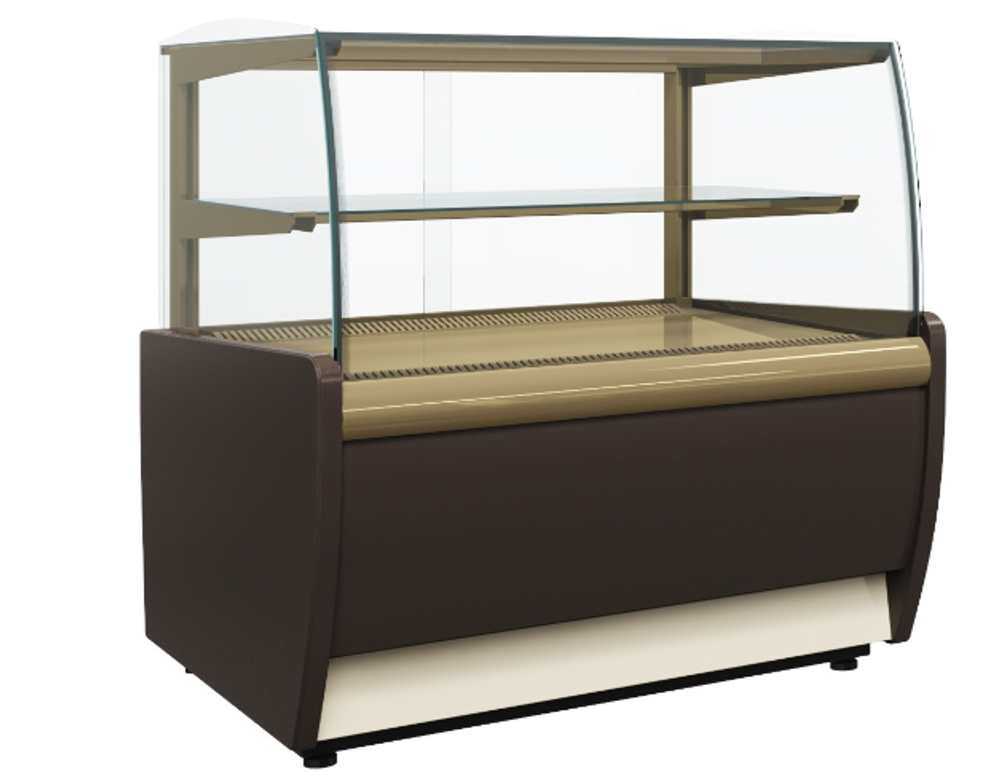Кондитерская витрина CARBOMA MINI ВХСв-0,9д FLANDRIA LIGHT (K70 VM 0,9-12)