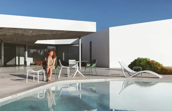 Кресло пластиковое Ibiza Basic нефритовый цвет