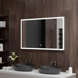 Зеркало "Frame silver standart" 1000x700