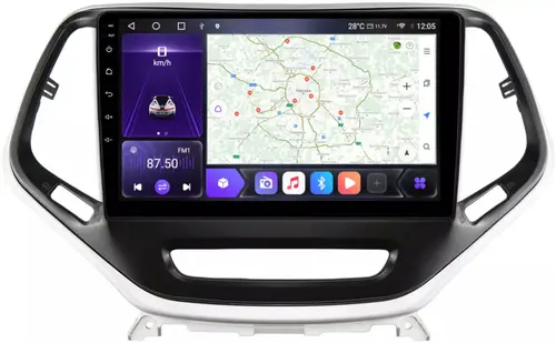 Магнитола для Jeep Cherokee 2014+ - Kuberg EW-1253 IPS, Android 10, 4G SIM-слот