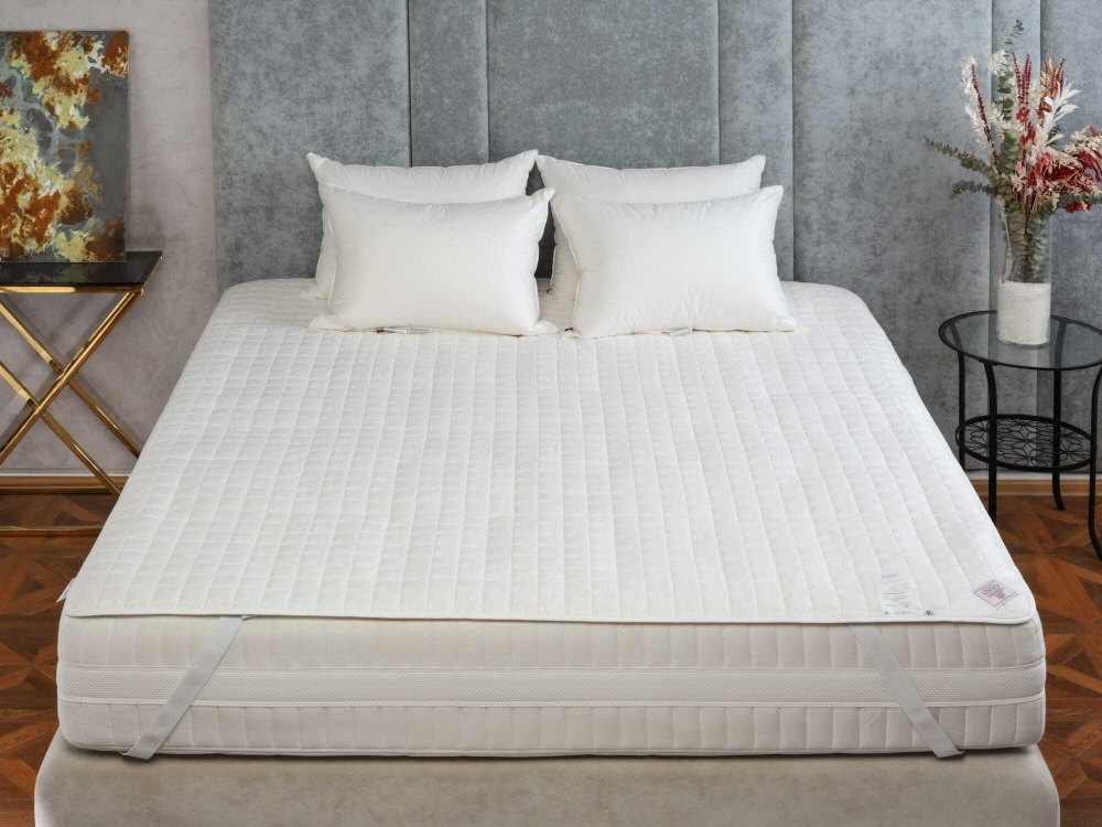 Наматрасник непромокаемый 90х200 German Grass Драйсо Белый (Mattress Cotton Drysoft)