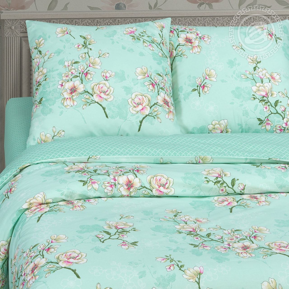 Постельное белье 2 спальное Мелодия, поплин de luxe