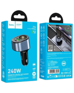 Автомобильное заряд. устр. Hoco Z56 1USB/1C/1 разветвитель 35W/30W/240W черный