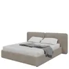 Кровать двуспальная Hub Soft 180 см (бежевый, букле)