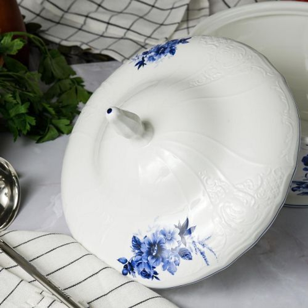 Супница 2500 мл,коллекция "Blue Flower" P.L. Proff Cuisine