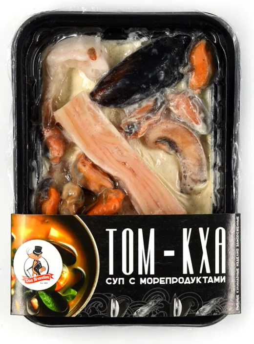 Суп Том Кха с морепродуктами с/м