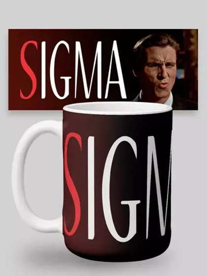 Кружка с принтом "СИГМА-SIGMA"
