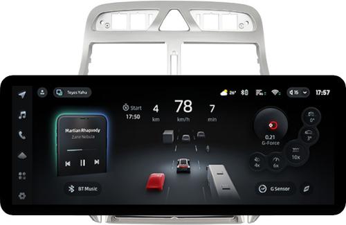 Магнитола для Peugeot 307 2001-2008 - Teyes CC4PRO монитор 12.3" 2K QLED + рамка 9, Android 13, Быстрейшая, Snapdragon 778G, ИИ, CarPlay, DSP, 4G SIM-слот