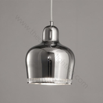 Pendant design lamp A330S Golden Bell by Artek (Silver)