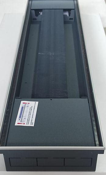 Внутрипольный конвектор Usual KVZ 200-65-3400 с естественной конвекцией
