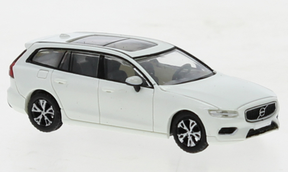 Автомобиль Volvo V60, белый металлик, 2019, 1:87