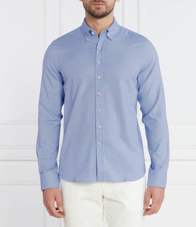 Рубашка Short BD Brushed Flannel Oscar Jacobson - голубой(12179309)