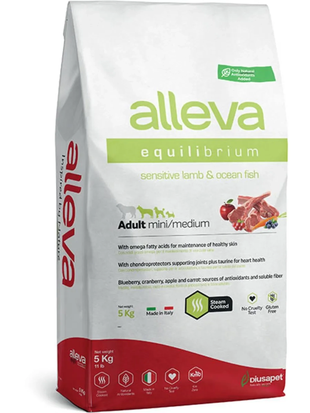 EQUILIBRIUM DOG Sensitive Корм для собак Ягненок и рыба 5кг