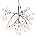 Подвесной светильник Crystal Lux EVITA SP36 BLACK/TRANSPARENT