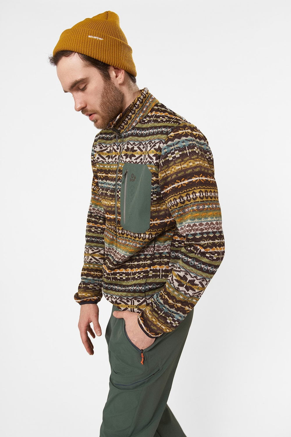 КОФТА МУЖСКАЯ ФЛИСОВАЯ STAYER ETNIC FLEECE