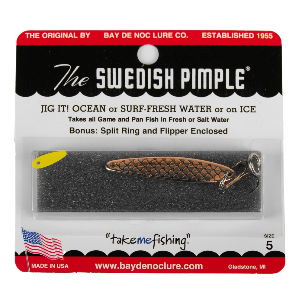 Блесна Bay de Noc Swedish Pimple #5 (48мм, 9.3гр)