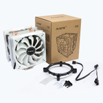 Кулер для CPU Alseye S120D, 2х120мм, 4-pin, Al+Cu, серебристый-белый, 500-1700rpm, 66CFM, 33.8дБ, 4-PIPE(прямой контакт), TDP 160Вт, INTEL 1700/1200/115x/775, AMD AM5/AM4/AM3(+)/AM2(+) (AS.01.07.0018)