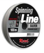 Монофильная леска для рыбалки Momoi Spinning Line Silver 0,18 мм, 4,0 кг, 100 м, серебряная, 1 штука. Товар уцененный