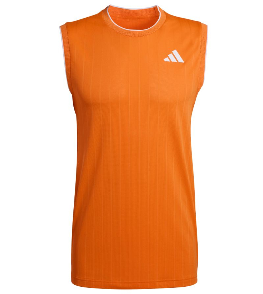 Мужская теннисная футболка Adidas Climacool+ Pro Tank - pure orange