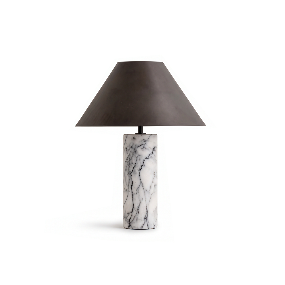 Настольный дизайнерский светильник Cline Calacatta Viola от lights&lamps